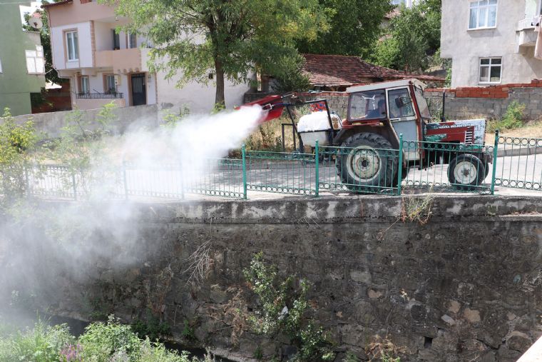 Havza Belediyesi Larva İlaçlaması Yaptı