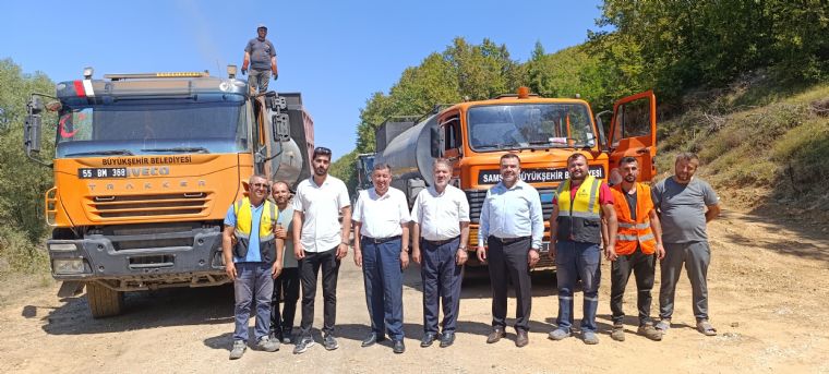 Havza Belediye Başkanı İkiz Yol Çalışmalarını İnceledi